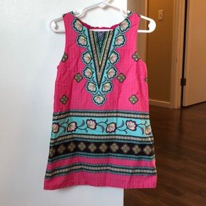 Colorful toddler shift dress